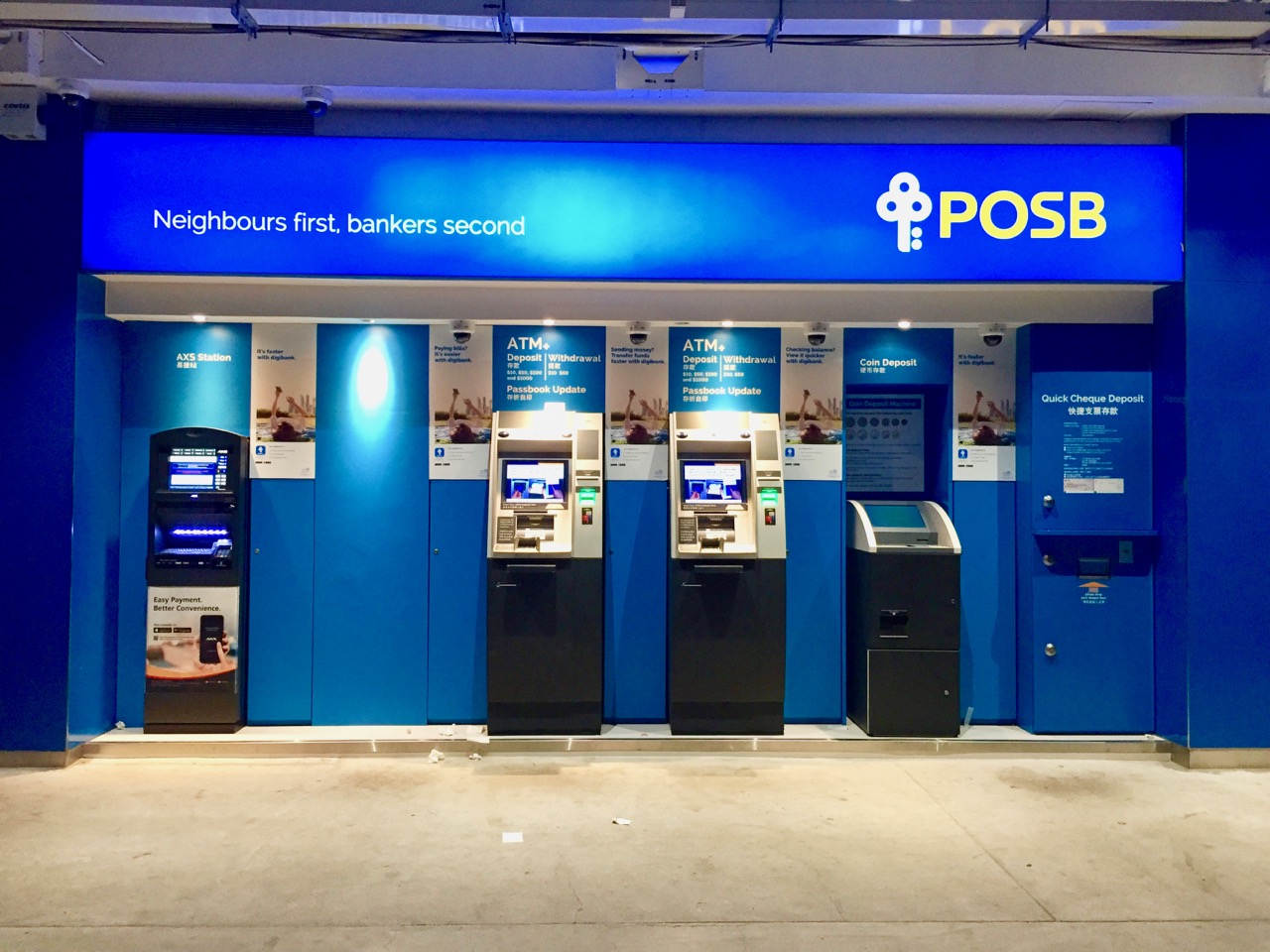 POSB deposit machine