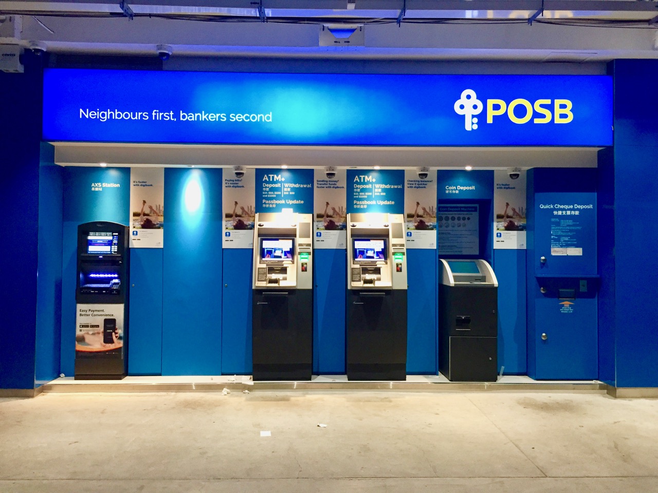 POSB Deposit Machine Near Me Cheque Cash Deposit Singapore Banks Guide